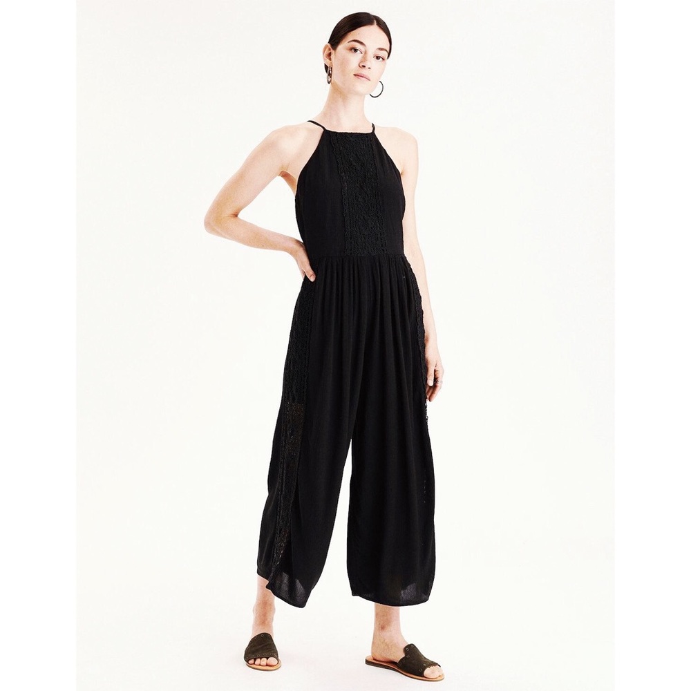 NWOT American Eagle High Neck Lace Jumpsuit